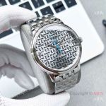 High Quality Replica OMEGA De Ville Silver stainless steel Strap Different Colors Face Dial Different Colors Stainless Steel Case Watch 39.5mm